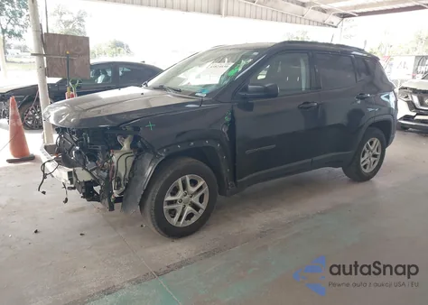 2018 Jeep Compass Sport Fwd z USA, uszkodzony, nr VIN 3C4NJCAB5JT250780